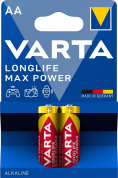 Батарейка алкалиновая Varta LONGLIFE Max Power AA (элемент питания)