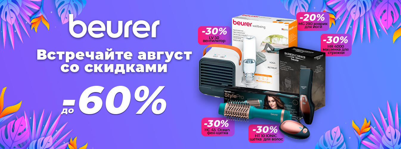 Скидки август 2025