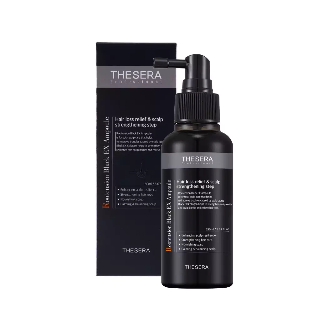 Сыворотка Rootension Black EX Ampoule (увлажнение кожи головы), 150мл