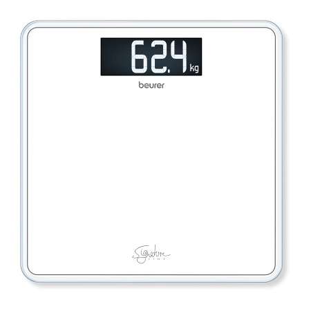 Стеклянные весы Beurer GS 400 SignatureLine (белые)